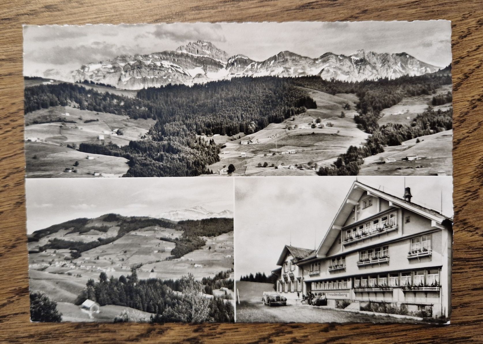 Cartoline postali: Gasthaus zum Freudenberg, St. Peterzell – Usato da Ebikon venduto da Donar50