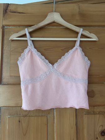 Rosa Top von H&M Divided, Grösse S