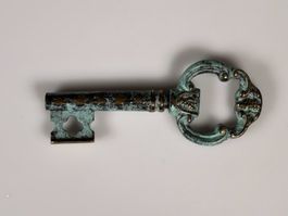 Vintage Korkenzieher Schlüssel aus Bronze