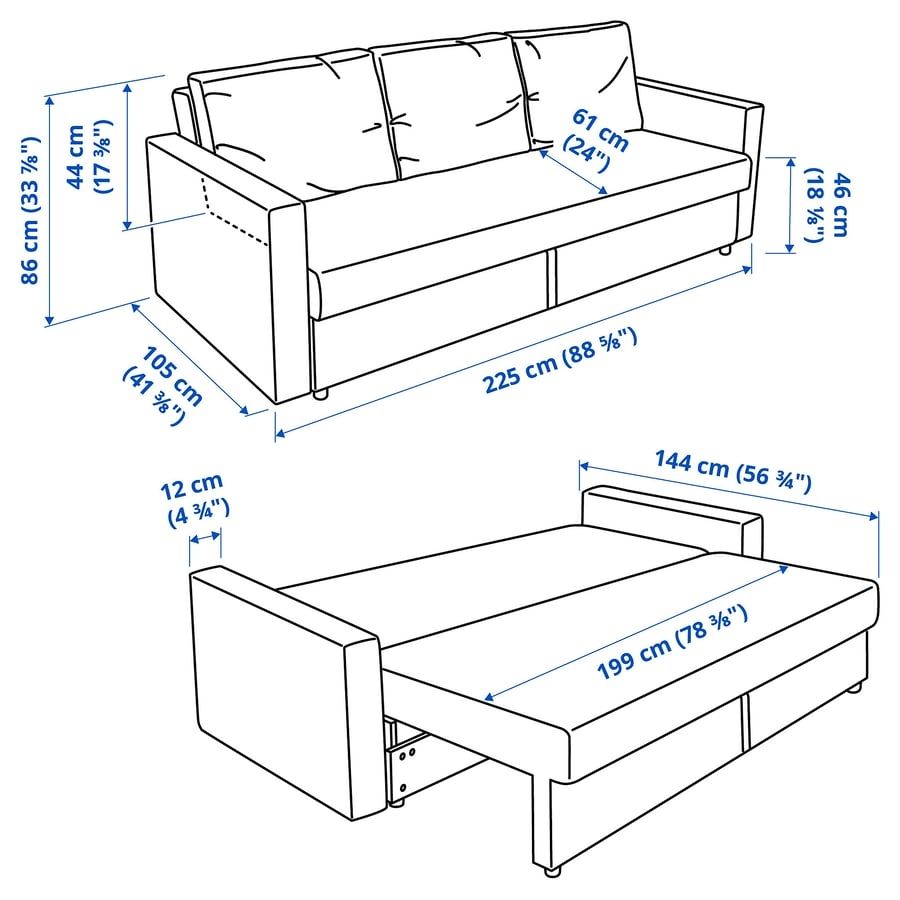 Divani: Ikea 3-seat sofa-bed – Usato da Lengnau BE venduto da hus_w5ln 3