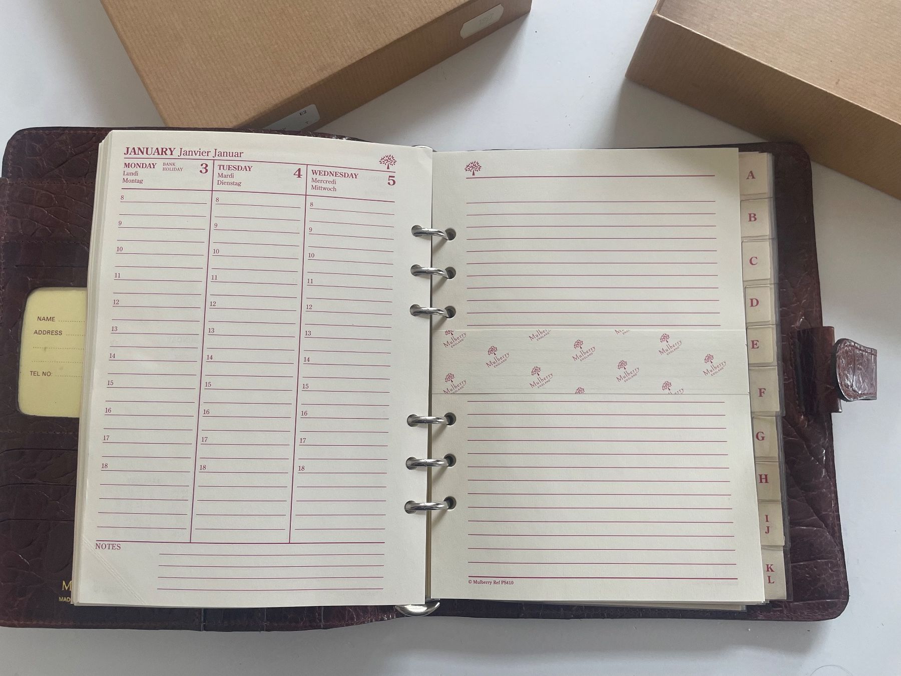Mulberry Blocchi: Mulberry_THE PLANNER DIARY – Nuovo (secondo la descrizione) da Flawil venduto da Waldau1B 6