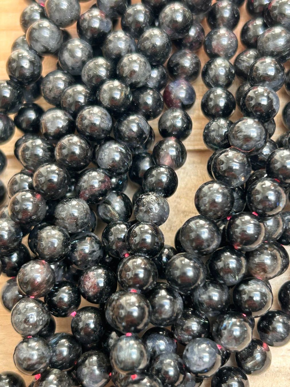 Edelsteine: Strang echte Astrophyllite Kugeln / stone beads 6 mm – Neu und originalverpackt aus Niederrohrdorf von Ytobi 2