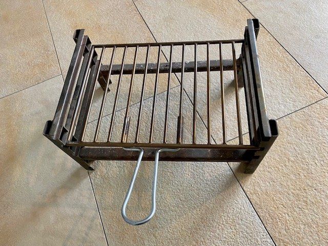 Grillrost 58x30cm Aus Verchromtem Stahl Mit 2 Holzgriffen – Robuster Ersatzrost Für Viele Grills