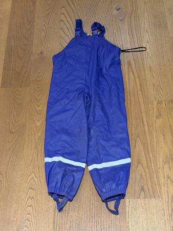Gefütterte Kinder-Regenhose / Matschhose – Violett
