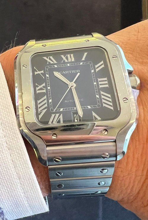Cartier Orologi: Cartier Santos blue GM - WSSA0071 – Usato da Zürich venduto da juwelier-damken 5