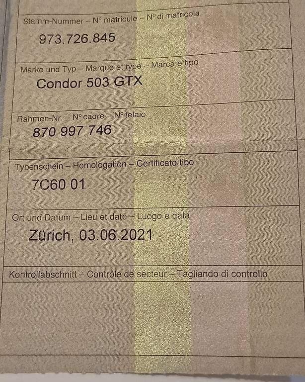 Condor Ciclomotori: Condor 503 gtx – Usato da Stallikon venduto da Maex73 4