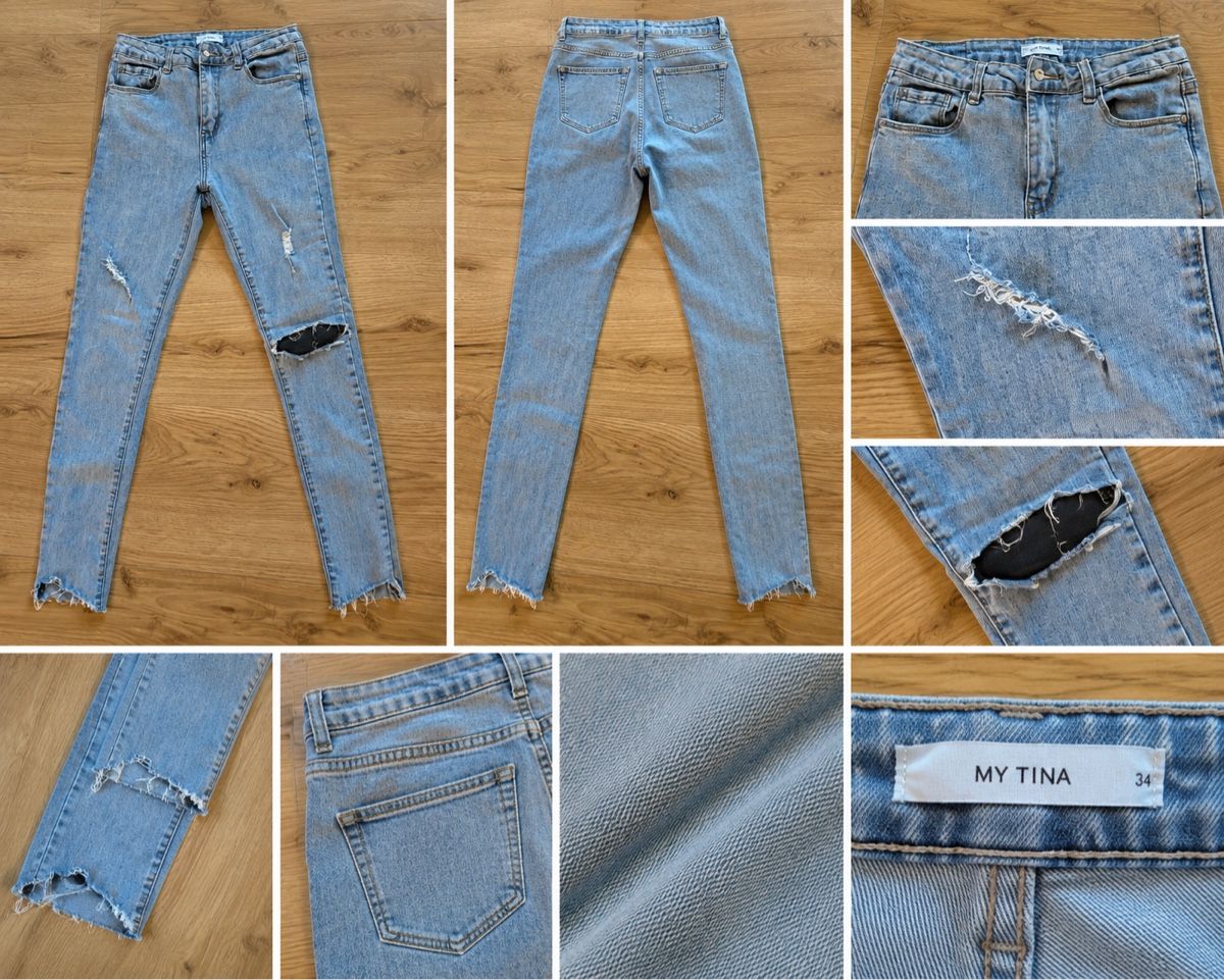 Jeans: MY TINA Damen Jeans | Gratis Versand – Nuovo (secondo la descrizione) da Schiers venduto da Trischa.r.