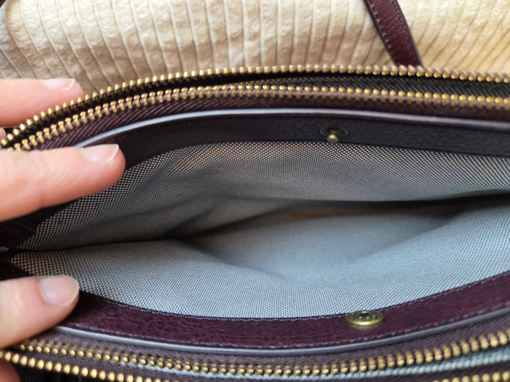 Fossil Borse da donna: Fossil Umhängetasche / Clutch Bordeaux – Usato da Grosshöchstetten venduto da Dirue 4