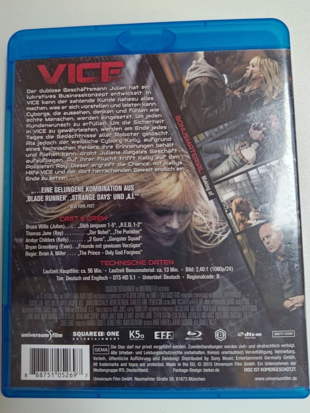 Tous les DVDs: Vice – D'occasion à Liestal par Kratzilla 2