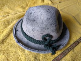 Traditioneller Trachtenhut, Grau, Grösse 57, Top Zustand