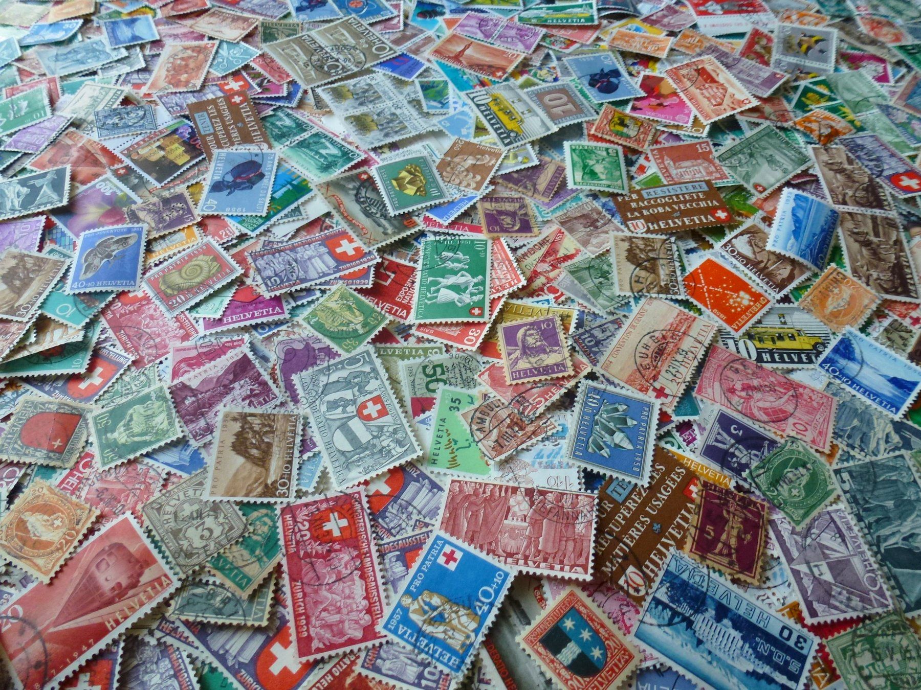Alle Briefmarken: ++X-Tausend Briefmarken Schweiz ab Strubel – Gebraucht aus Walkringen von Casablanca777 8