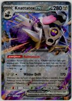 Knattatox-ex - seltene deutsche Pokémon Hologrammkarte