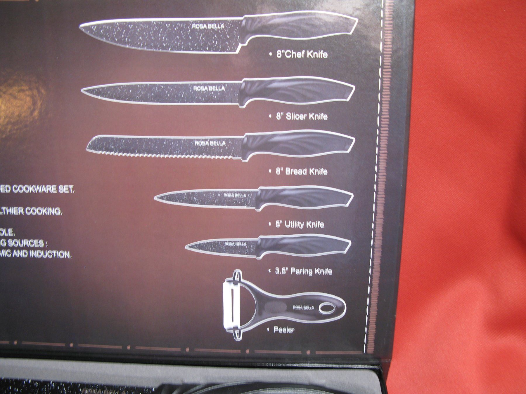 Coltelli da cucina: MESSER  SET      Rosa Bella – Nuovo e nell'imballaggio originale da Langnau i. E. venduto da gf2_29jt 2