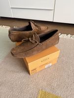 Tod's Gommino Loafer braun Suede Herren Gr. 41 - neuwertig