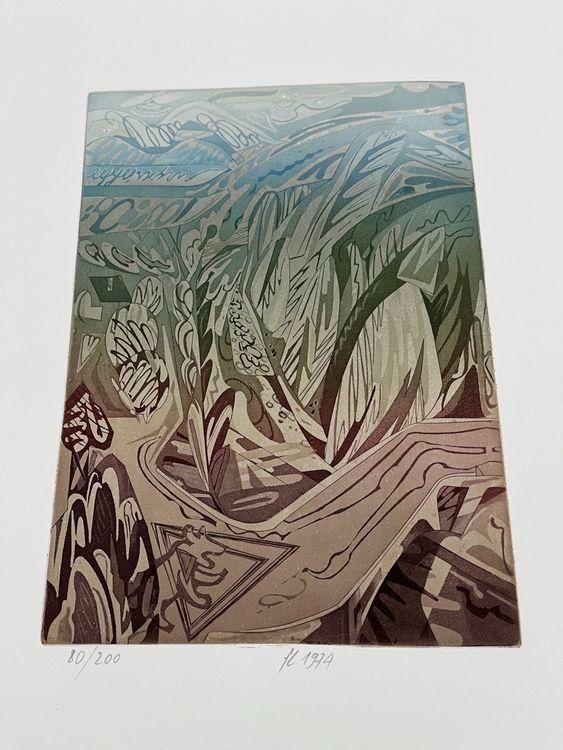 Grafiken & Lithographien: FRANZ EGGENSCHWILER RADIERUNG SIGNIERT NUMMERIERT – Gebraucht aus Gersau von grafik-kunst 6