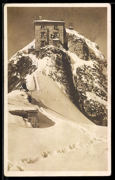 Ansichtskarten: AK Säntis, Observatorium – Gebraucht aus Berlin von bartko-reher