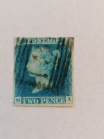 Two pence blue 1841, Platte 3 