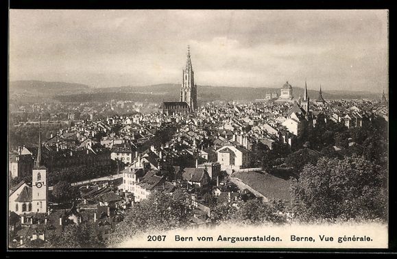 Cartes postales: Bern, Gesamtansicht vom Aargauerstalden – D'occasion à Berlin par bartko-reher