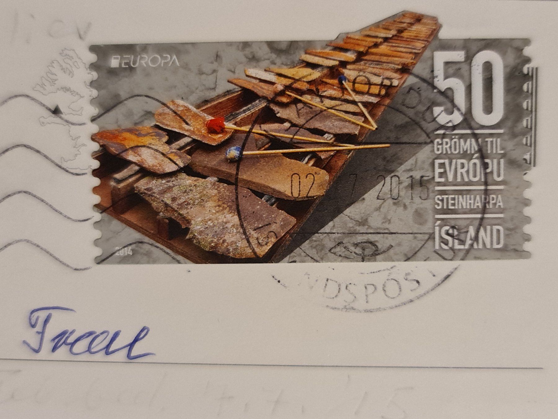 Cartoline postali: Ansichtskarte Flatey Island 2015 – Usato da Dintikon venduto da Vexi 1