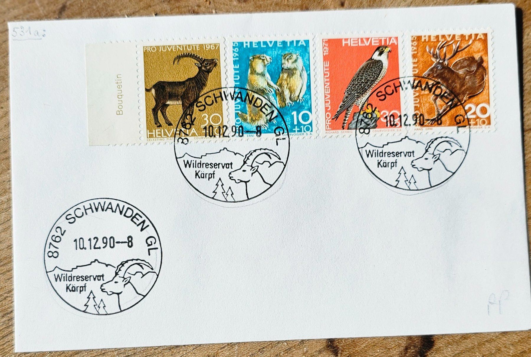 Tutti i francobolli: Sst Brief SCHWANDEN 10.12.90 – Nuovo (secondo la descrizione) da Les Valettes venduto da Nuba1