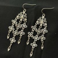 Wunderschöne Vintage Zirkonia Ohrringe