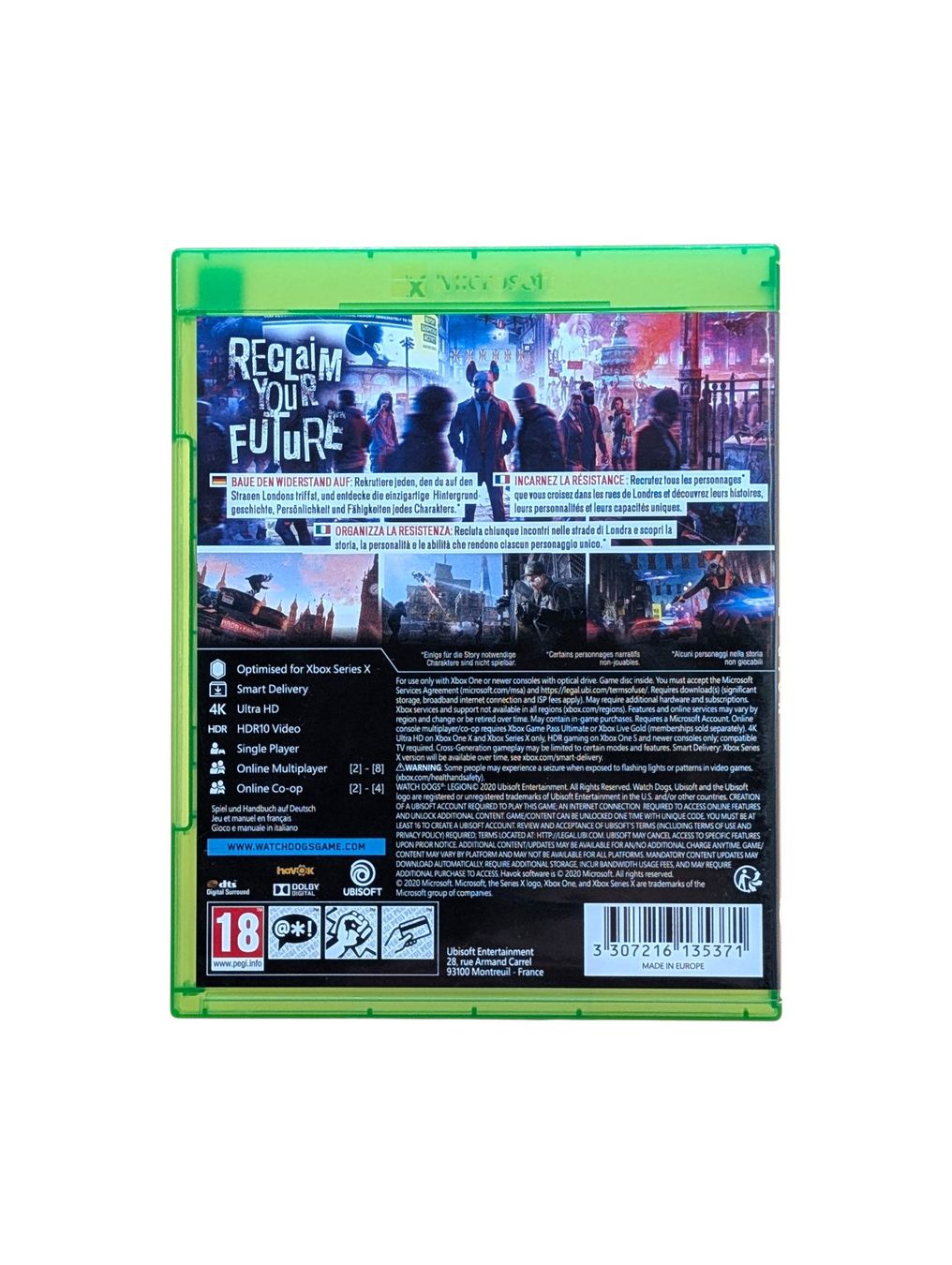 Microsoft Giochi: Watch Dogs: Legion Xbox One – Usato da Domat/Ems venduto da IsseldorsShop 1