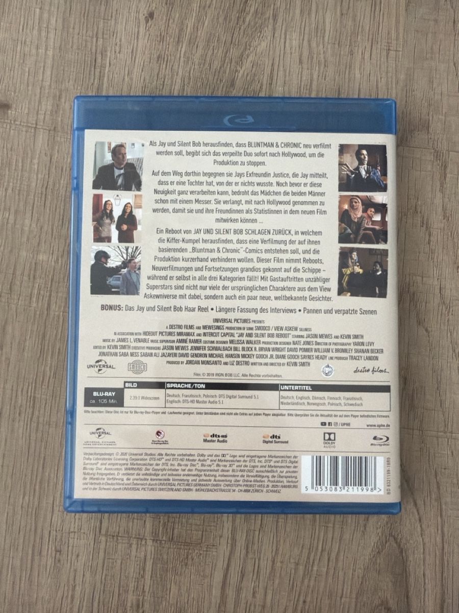 Tutti i DVDs: Jay and Silent Bob Reboot (2019) BluRay – Usato da Hagendorn venduto da masterchieff 1