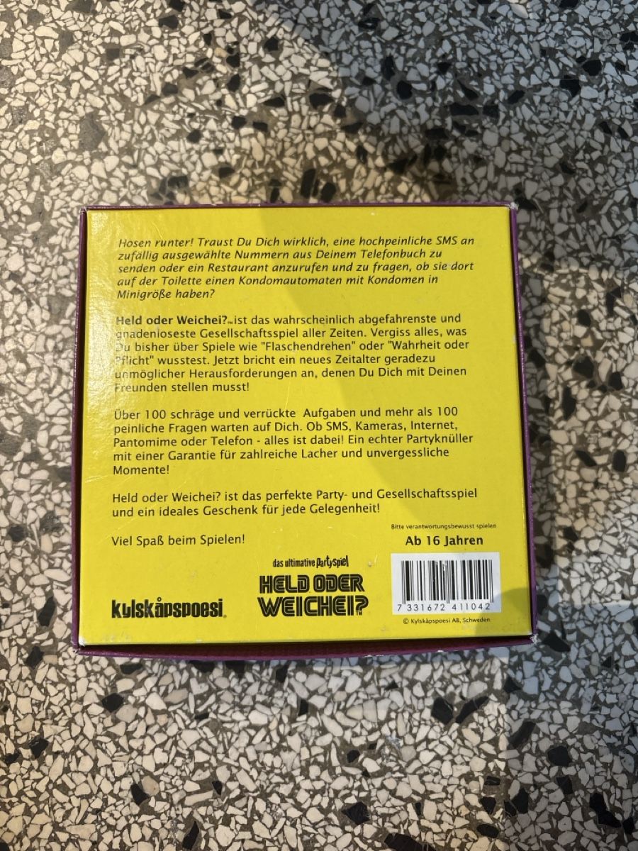 Jeux: Partyspiel Held oder Weichei – D'occasion à Zürich par MAC0S 1