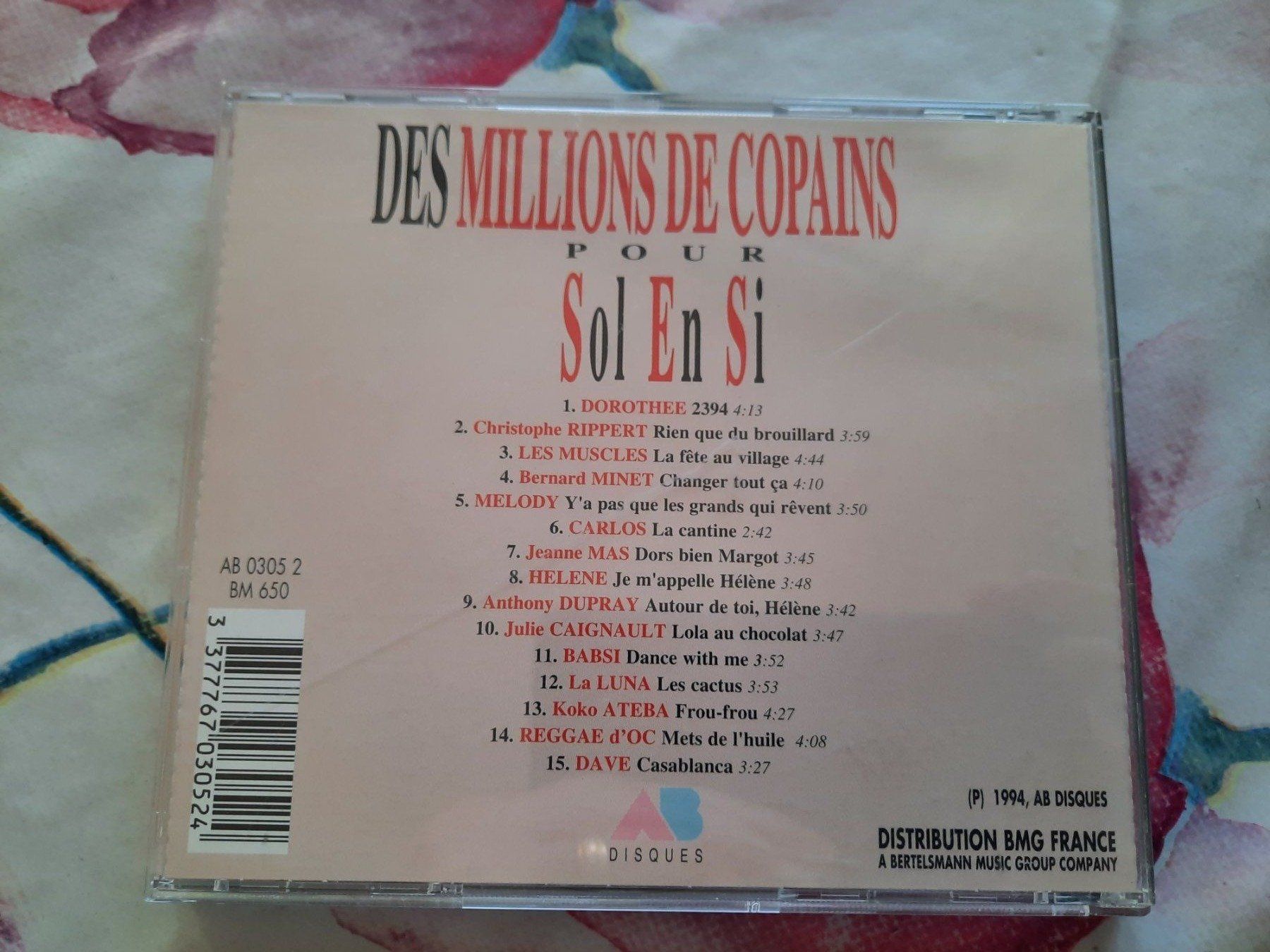 CD: CD Des millions de copains pour Sol en Si – Usato da Pully venduto da bro_n52j 4