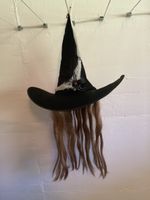 Hexen Hut mit Spinnen 🕷️ und Haare , Halloween 👻