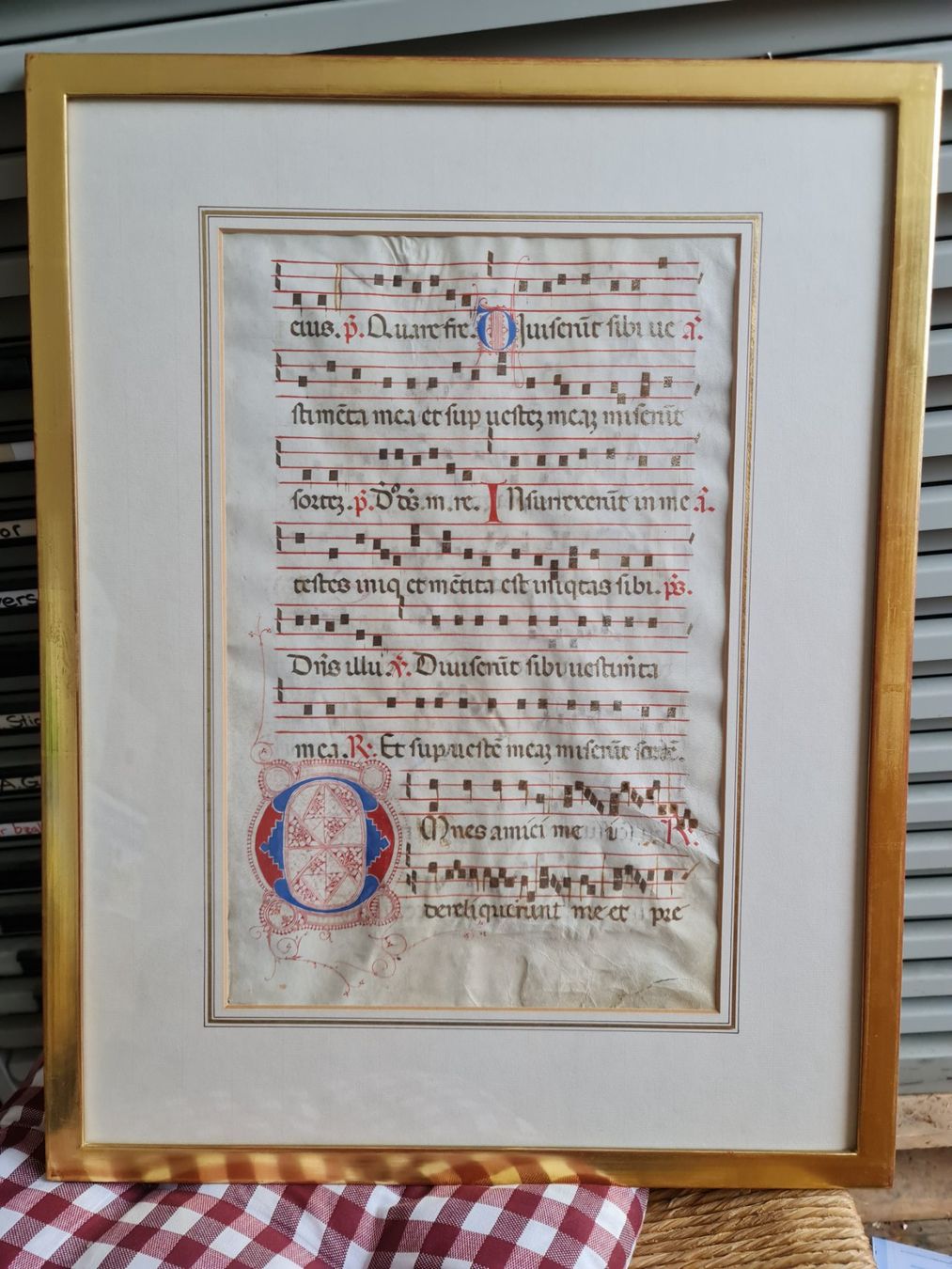 Libri: Spätmittelalterliches Antiphonarblatt - Antiphonale Exemplar – Usato da Degersheim venduto da Tosam_Degersheim