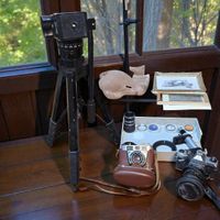 Vintage Kamera Sammlung: Pentax, Kodak, mit Zubehör,