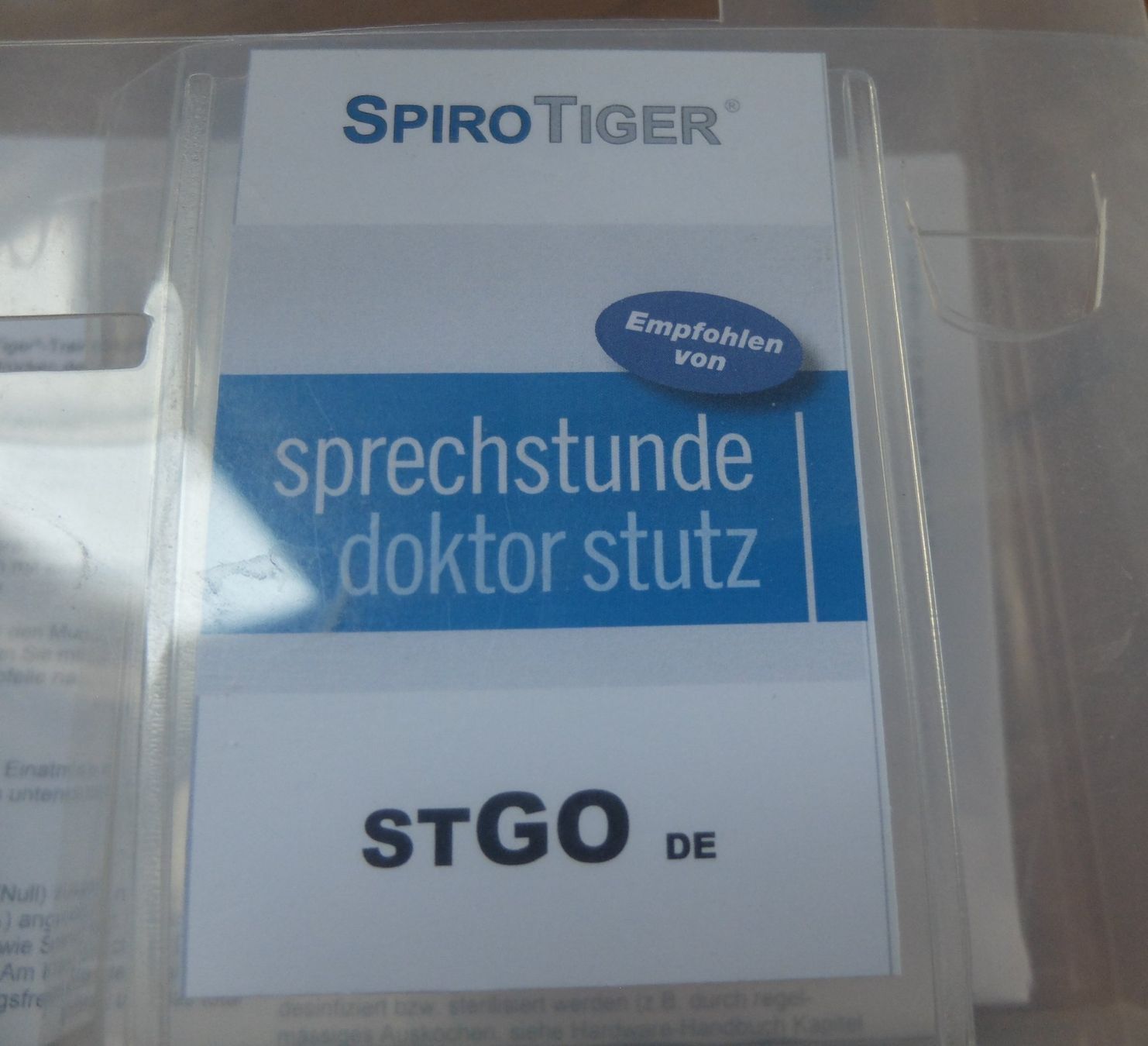 Attrezzature mediche: Spirotiger Atemtrainer lungentraniger Spiro tiger – Usato da Zürich venduto da Zuerich_Seebach 1