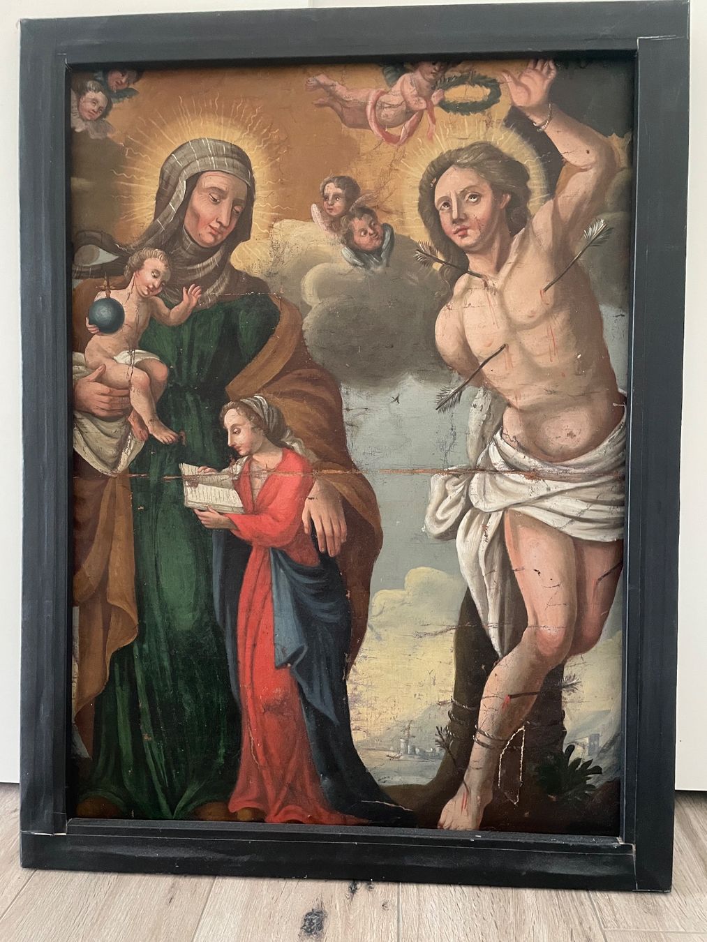 Dipinti: Dipinto antico bifacciale - Bild – Usato da Minusio venduto da Pink222 5