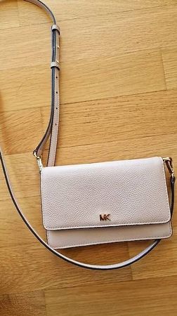 Michael Kors Crossbody Bag  Genarbtes Leder, Light Pink