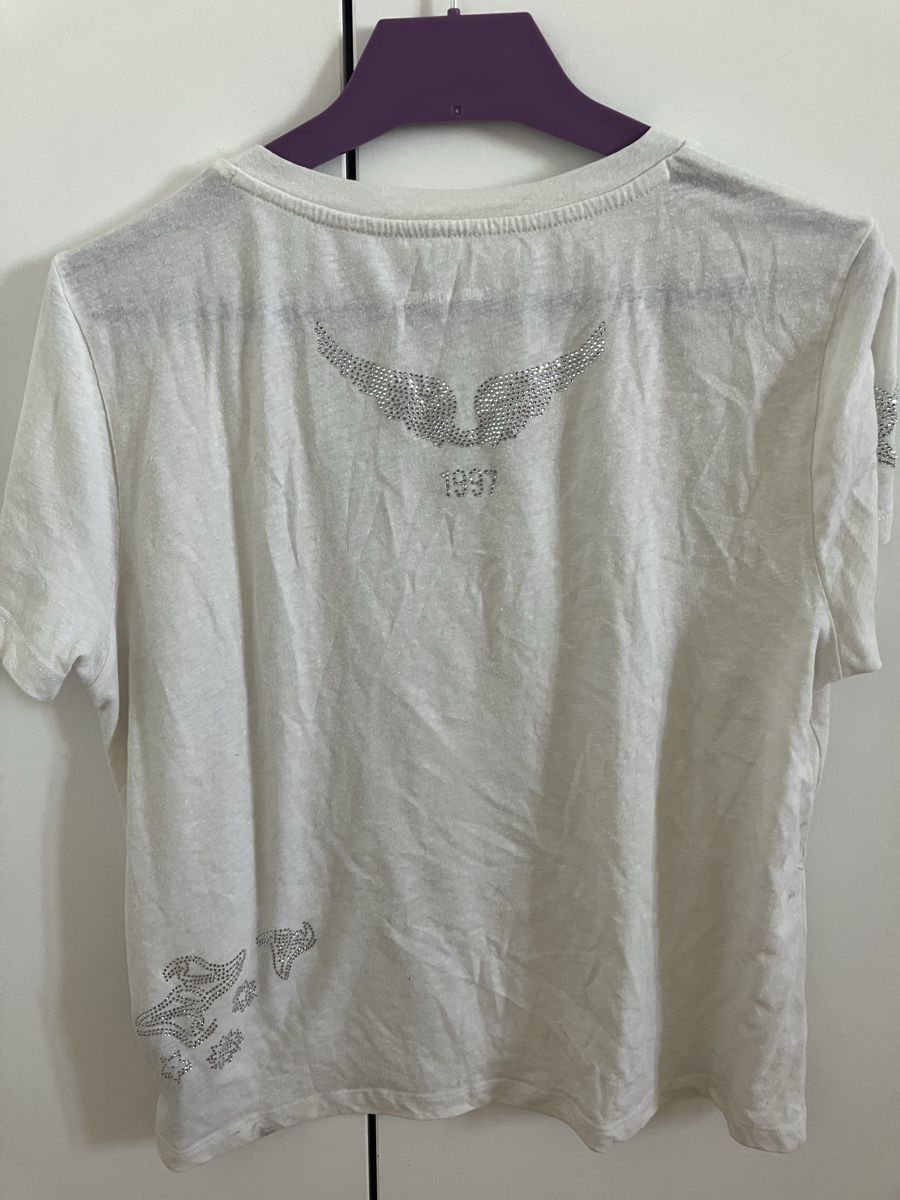 Zadig & Voltaire T-shirt: T-shirt Zadig et Voltaire – Usato da Montreux venduto da princessleia 1