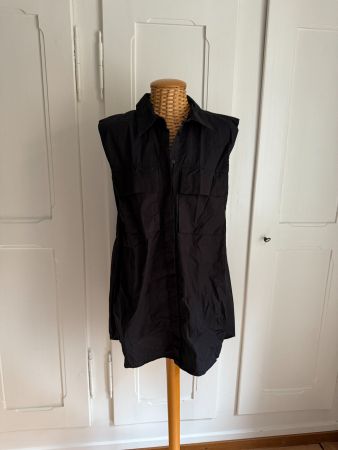 ZARA - Blusenkleid schwarz M