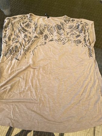 Damen T-Shirt L beige