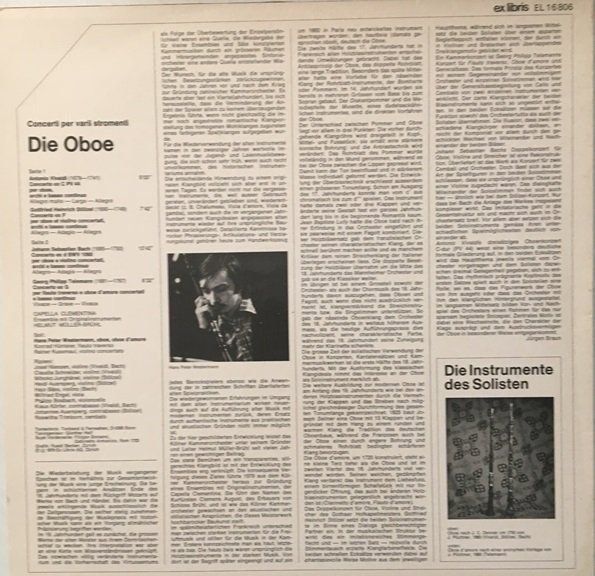 Dischi in vinile: Die Oboe (LP, 1979, Westermann) – Usato da Grüningen venduto da azulamarillo_vinyl 1