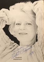 Elisabeth Wiedemann1926-2015 Autogramm signiert Foto 10x15cm