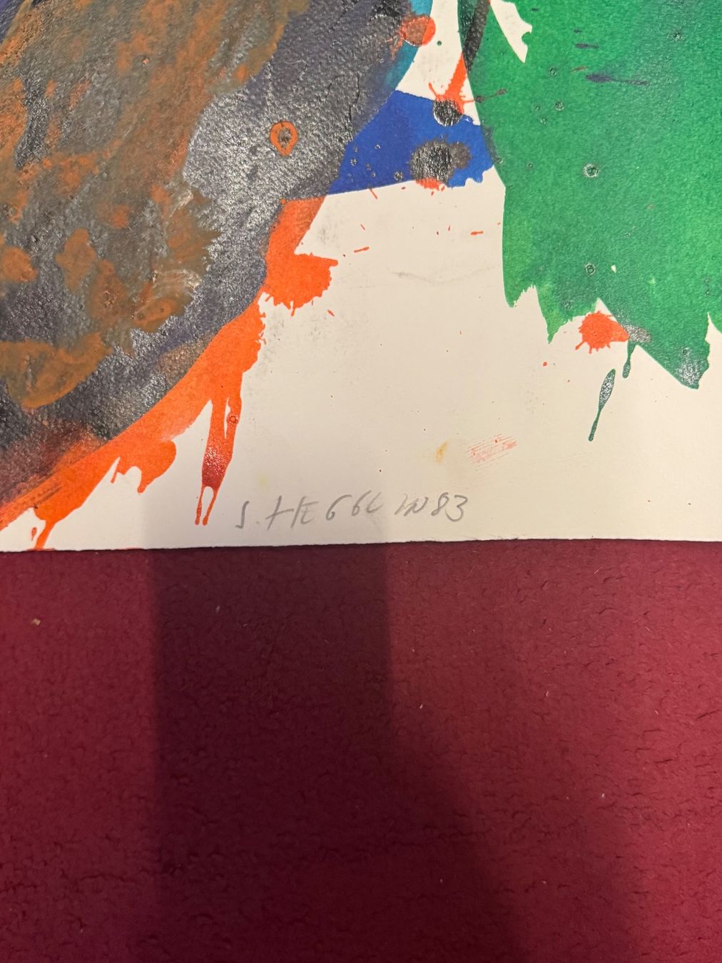 Gemälde: Aquarell Hand signiert Bild – Gebraucht aus Schlieren von Freundlich02 3