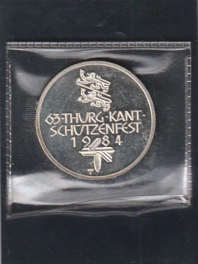 Médailles: Thurgauer Kantonal Schützenfest 1984 – D'occasion à Rorschacherberg par fratovi2