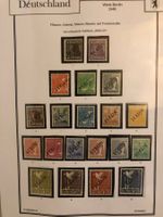 Magnifique lot de timbres avec charnières de Berlin complet