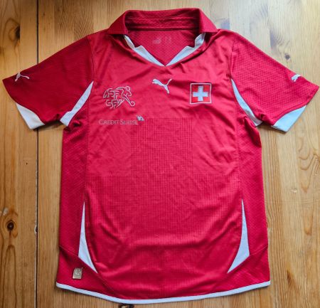 Trikot Schweiz Puma Gr. 152 Schweizer Fussball Nati WM