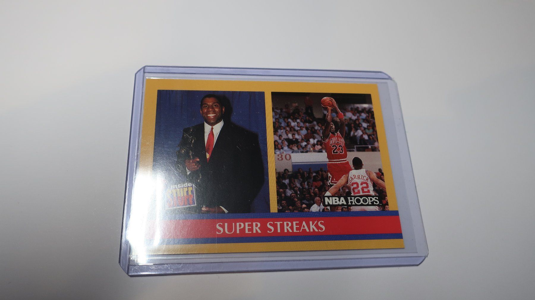 Nba Carte collezionabili: NBA HOOPS SUPER STREAKS Magic Johnson and Michael Jordan 385 – Usato da Cormoret venduto da Pascalll2001 2