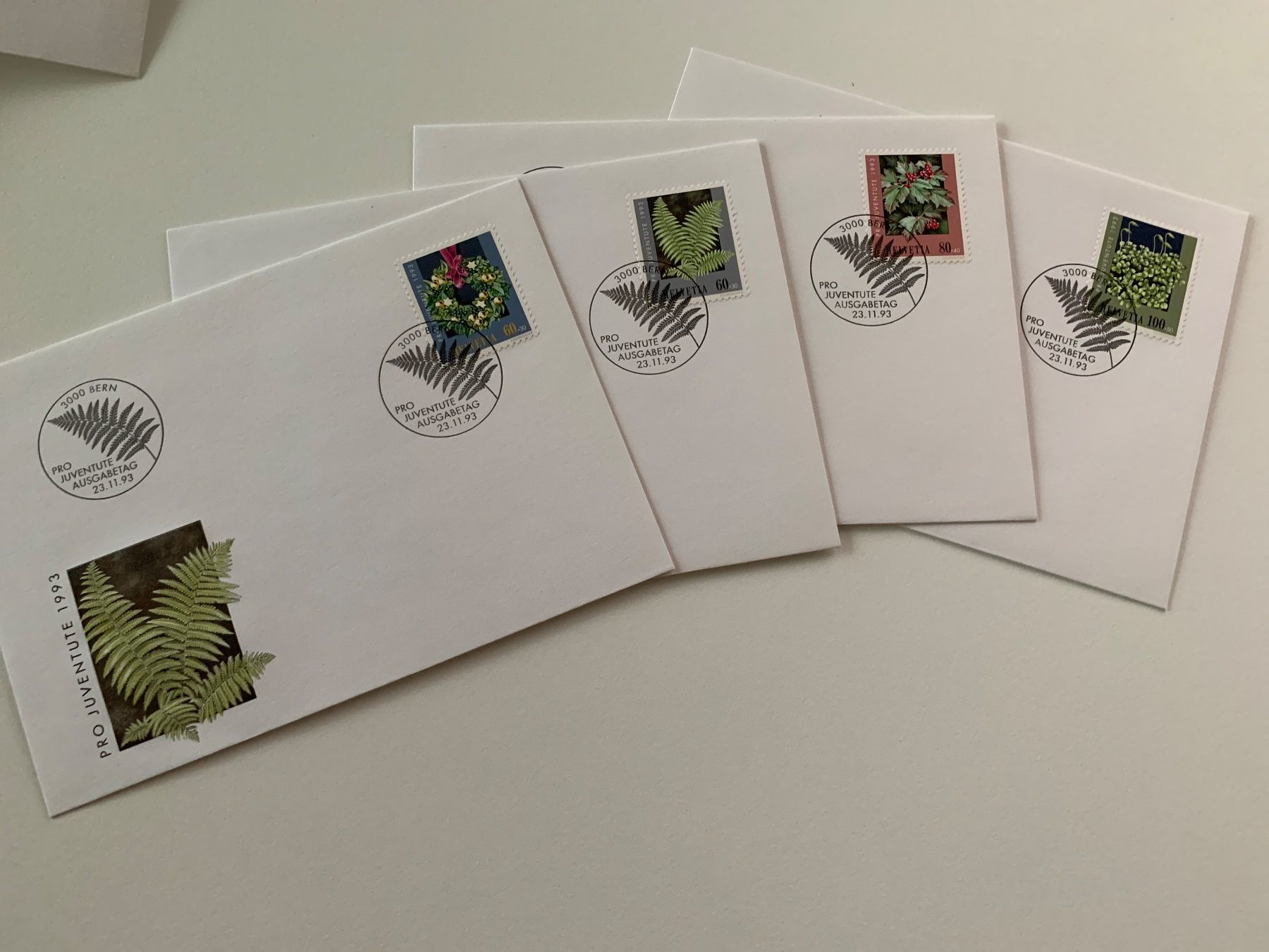Tutti i francobolli: Pro Juventute 1993 FDC in 6 Varianten – Usato da Willisau venduto da Repfuesch 1