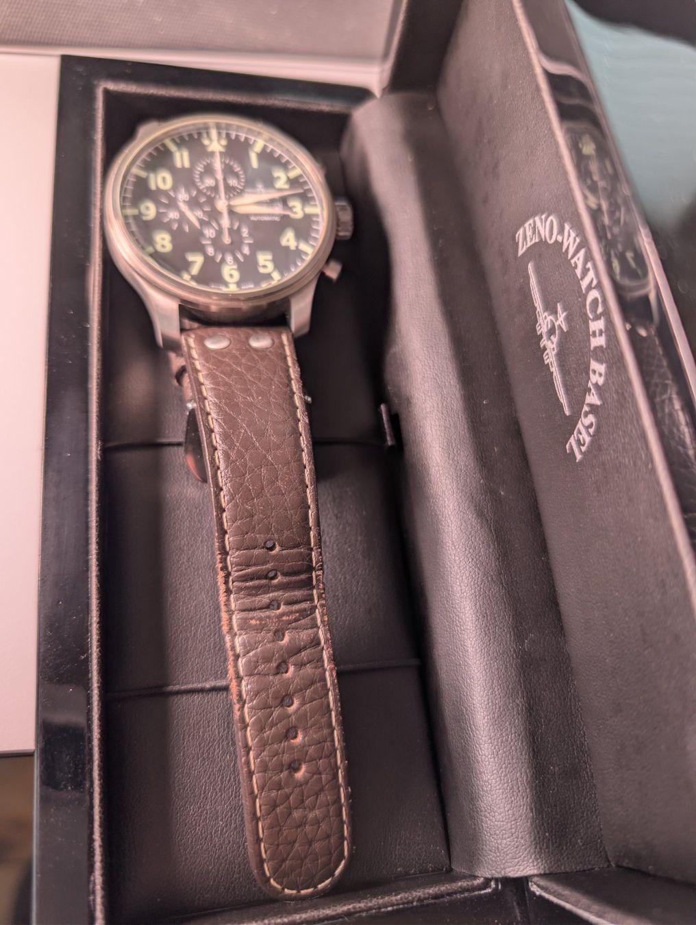 Zeno Uhren: Zeno Watch Basel Ref 10557 – Gebraucht aus Wynau von Zebrafurz 7