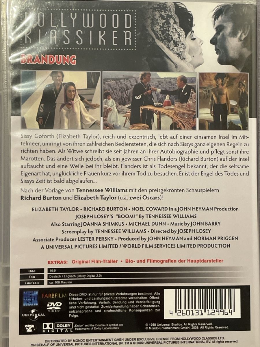 Alle DVDs: Brandung (1968) – Gebraucht aus Waldenburg von Mimily33 1