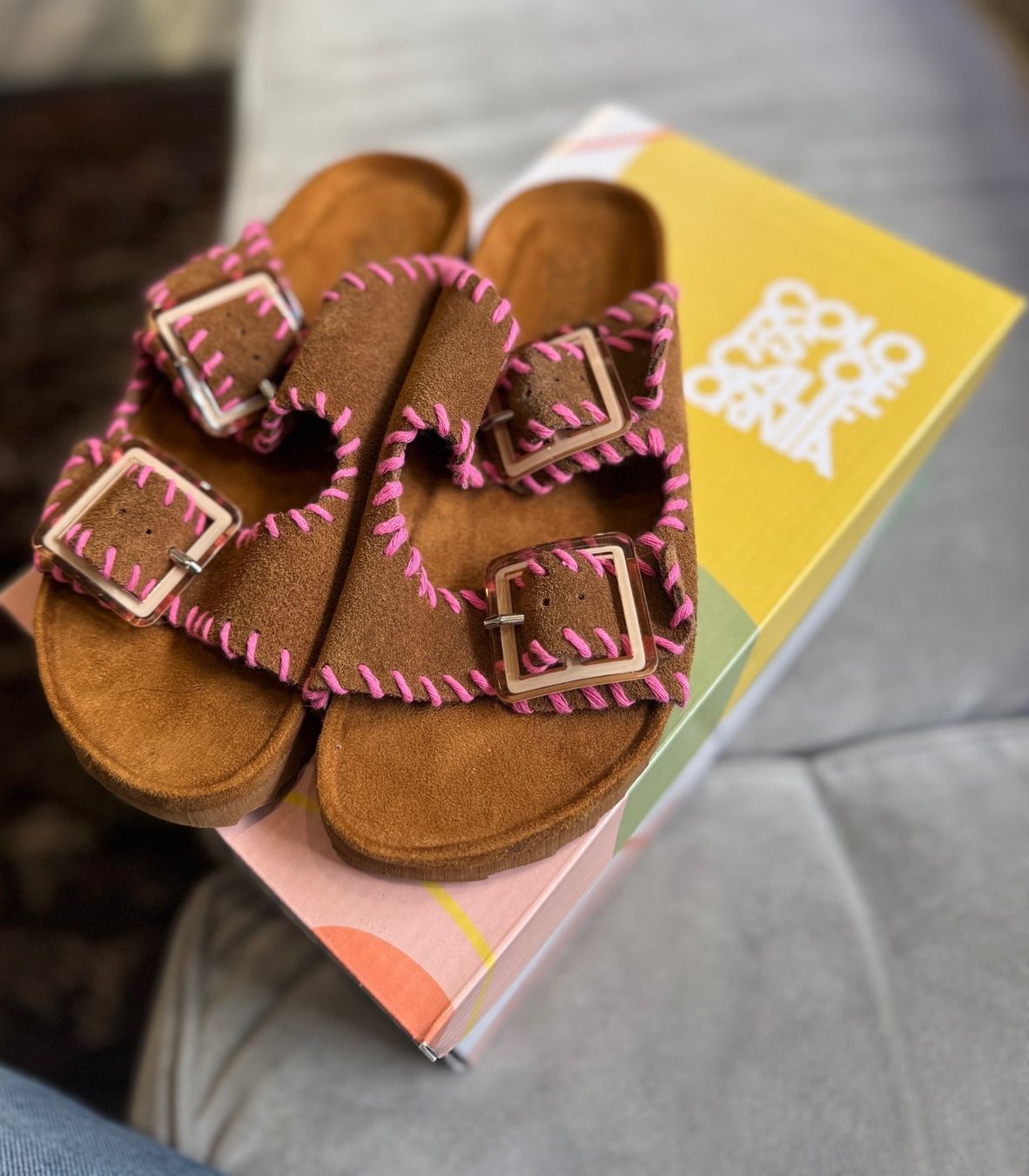 Scarpe da donna: Sandali estivi Suede n.36 – Nuovo e nell'imballaggio originale da Porza venduto da GioCa65 1