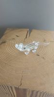Kleine Glasfigur Krokodil klar unbeschädigt